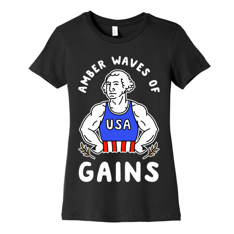 Amber Waves Of Gains Womens T-Shirt