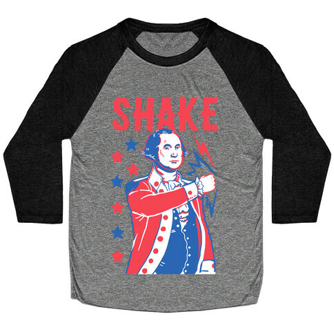 Shake & Bake: George Washington Baseball Tee