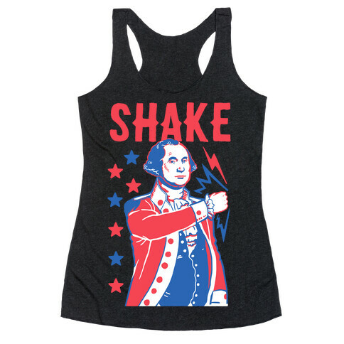 Shake & Bake: George Washington Racerback Tank Top