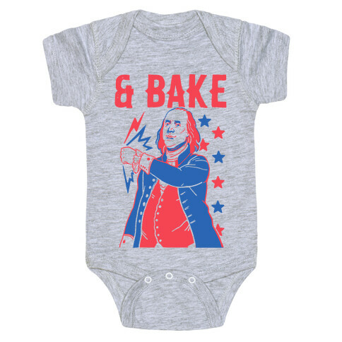Shake & Bake: Benjamin Franklin Baby One-Piece