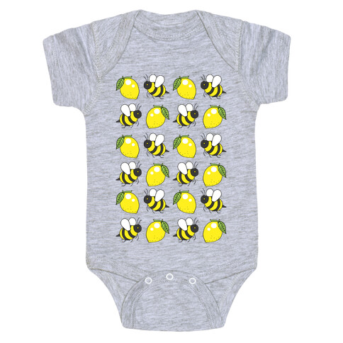 Lemon And Bee Baby One-Piece