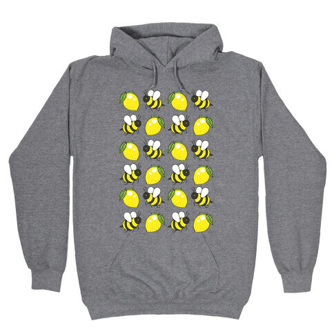 Lemon And Bee Hooded Sweatshirt