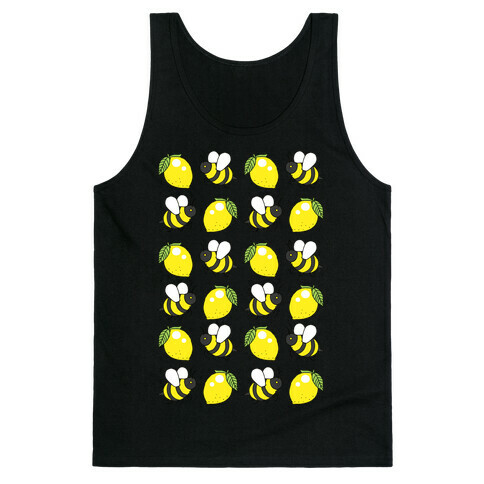 Lemon And Bee Tank Top