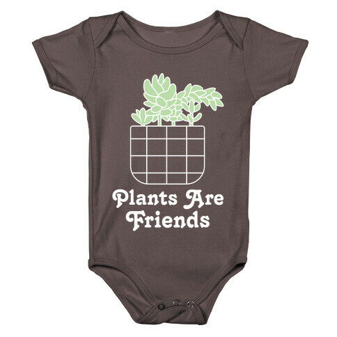 Plants are Friends Baby One-Piece