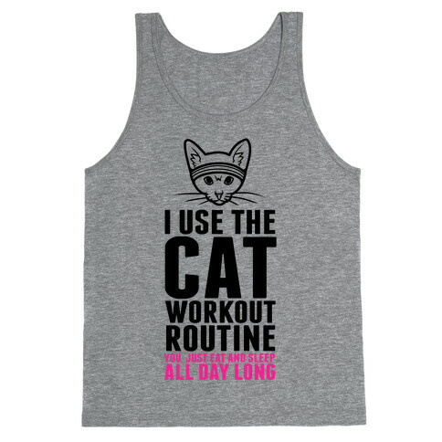 I Use the Cat Workout Routine Tank Top