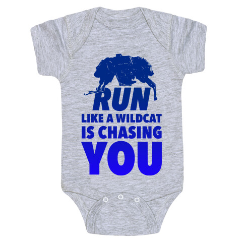 Run Like Wildcat is Chasing You Baby One-Piece