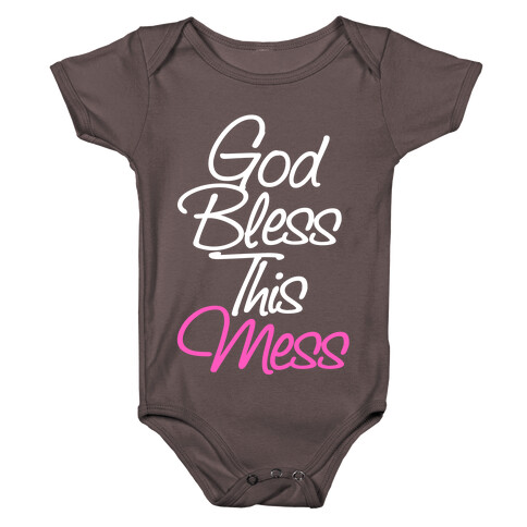 God Bless This Mess Baby One-Piece