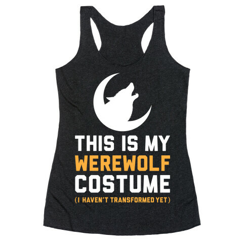 Werewolf Costume Racerback Tank Top