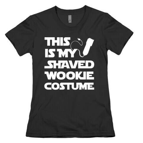 Shaved Wookie Costume Womens T-Shirt