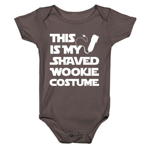 Shaved Wookie Costume Baby One-Piece