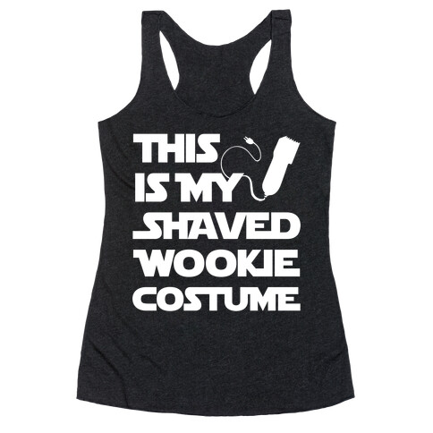 Shaved Wookie Costume Racerback Tank Top