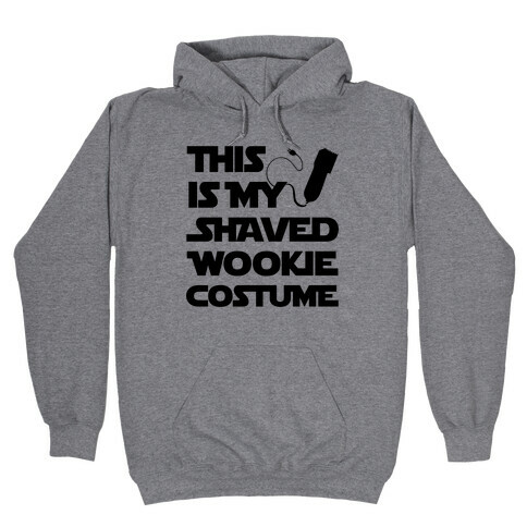 Shaved Wookie Costume Hooded Sweatshirt