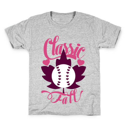 Classic Fall (Baseball World Series) Kids T-Shirt