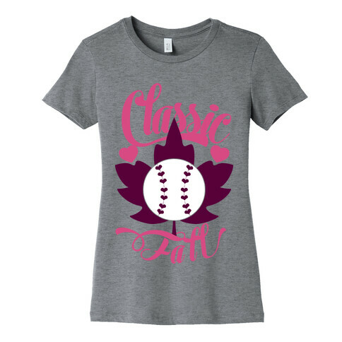 Classic Fall (Baseball World Series) Womens T-Shirt