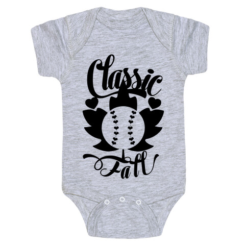 Classic Fall (Baseball World Series) Baby One-Piece