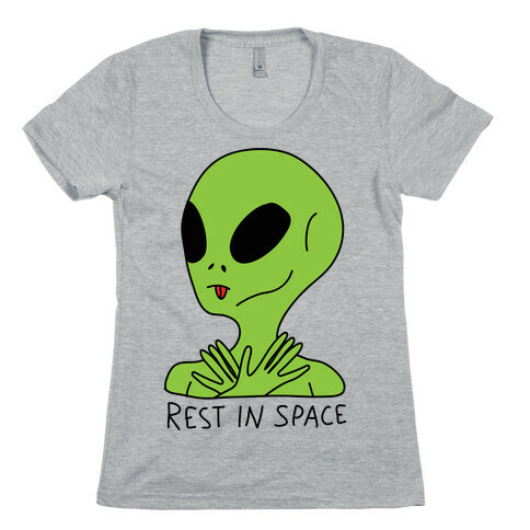 Rest In Space Womens T-Shirt