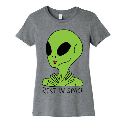 Rest In Space Womens T-Shirt