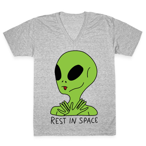 Rest In Space V-Neck Tee Shirt