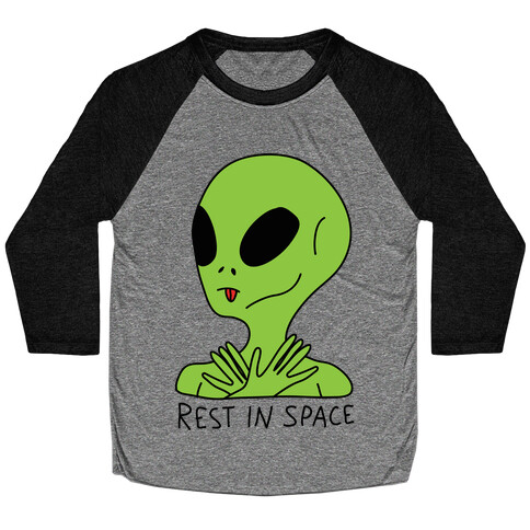 Rest In Space Baseball Tee