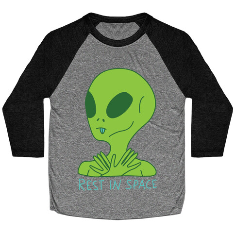 Rest In Space Baseball Tee