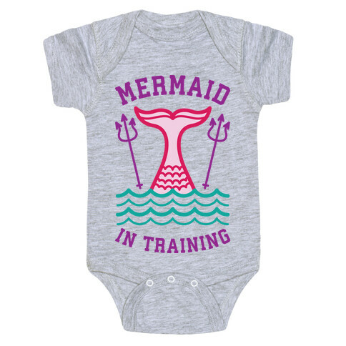 Mermaid In Training Baby One-Piece