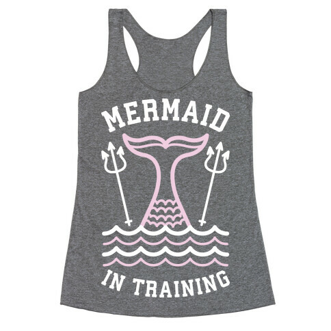 Mermaid In Training Racerback Tank Top