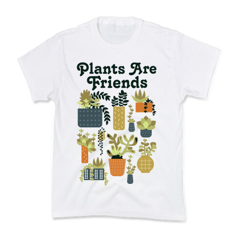 Plants Are Friends Retro Kids T-Shirt