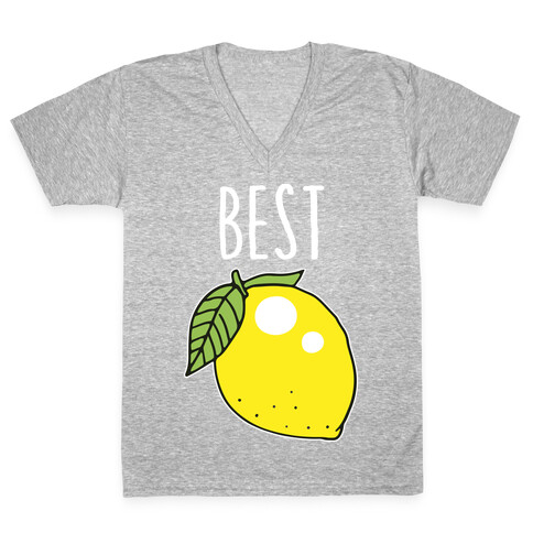 Best Friends: Lemon V-Neck Tee Shirt