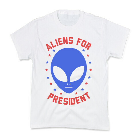 Aliens For President Kids T-Shirt