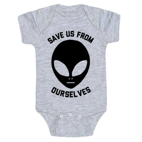 Save Us From Ourselves Baby One-Piece