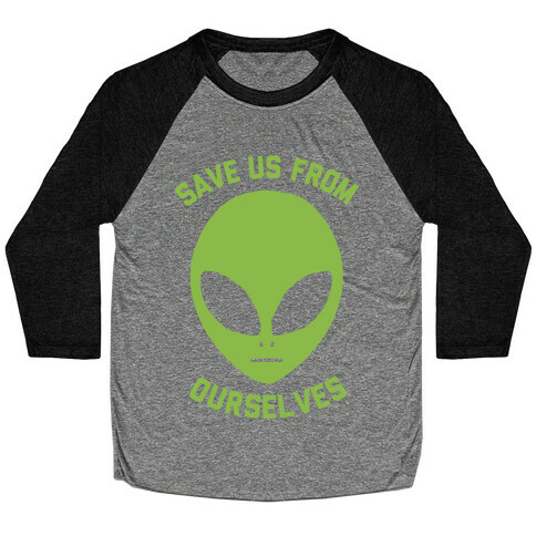 Save Us From Ourselves Baseball Tee