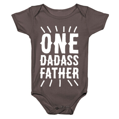 One Dadass Father Baby One-Piece