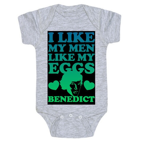 I Like My Men Like My Eggs.. Benedict (Sunrise) Baby One-Piece