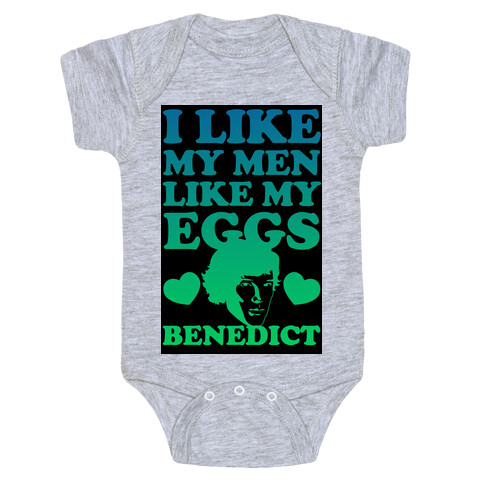 I Like My Men Like My Eggs.. Benedict (Sunrise) Baby One-Piece