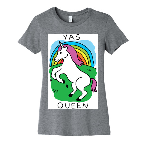 Yas Queen Unicorn Womens T-Shirt