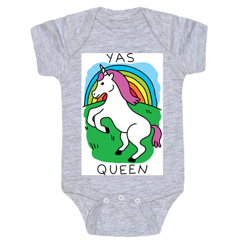 Yas Queen Unicorn Baby One-Piece