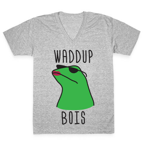 Waddup Bois V-Neck Tee Shirt