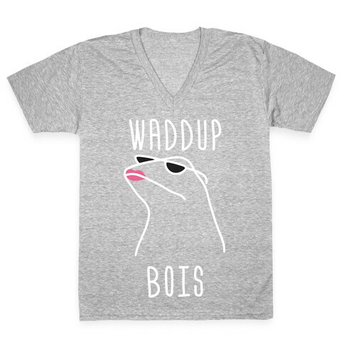 Waddup Bois V-Neck Tee Shirt