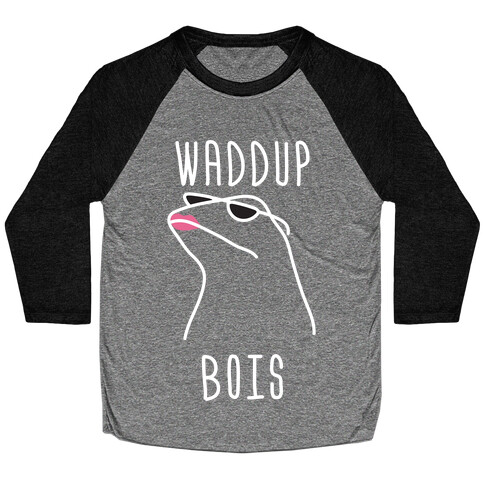 Waddup Bois Baseball Tee