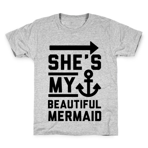 She's My Beautiful Mermaid Kids T-Shirt