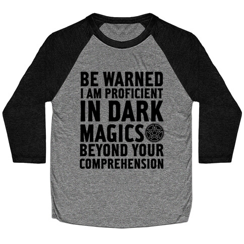 Be Warned Baseball Tee