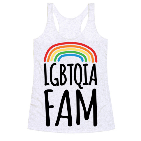 LGBTQIA FAM Racerback Tank Top