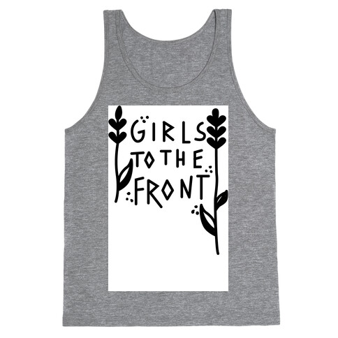 Girls To The Front Black Tank Top