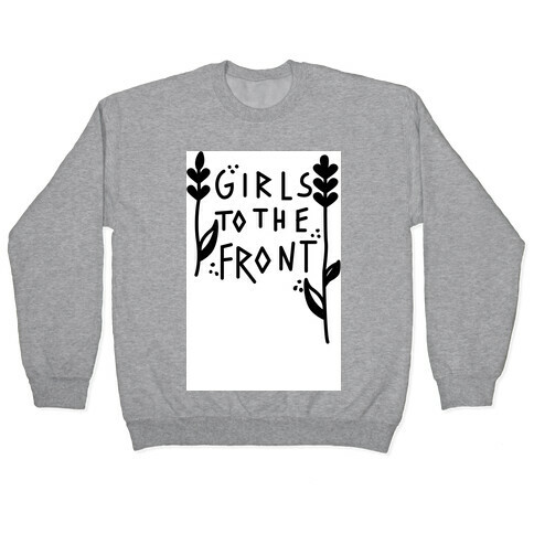 Girls To The Front Black Pullover