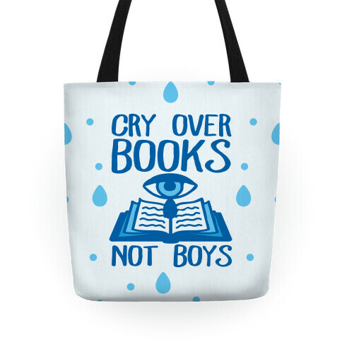 Cry Over Books Not Boys Tote