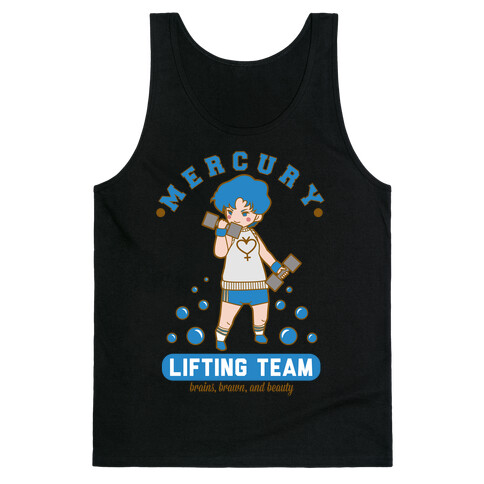 Mercury Lifting Team Parody White Tank Top