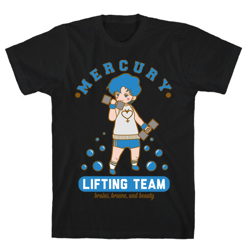 Mercury Lifting Team Parody White T-Shirt
