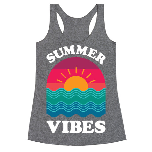 Summer Vibes Racerback Tank Top