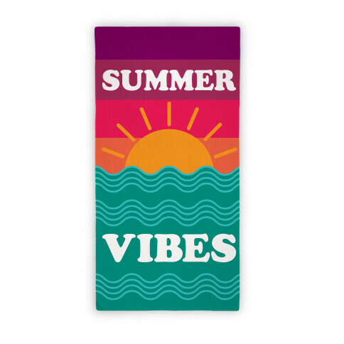 Summer Vibes (Towel) Beach Towel