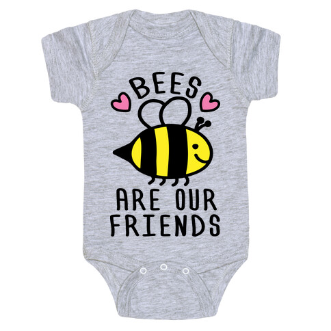 Bees Are Our Friends Baby One-Piece